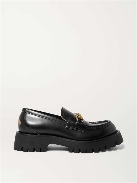 gucci loafers backless|Women's Gucci Horsebit platform loafer .